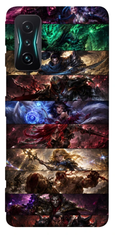 Чохол на Xiaomi Redmi K50 Gaming League of Legends фото 1 з 1