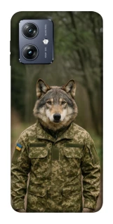 Чохол на Motorola Moto G54 Вовк захисник фото 1 Чохол на Motorola Moto G54 Вовк захисник фото 1 з 1