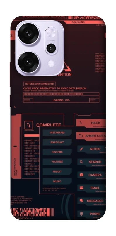 Чохол на Oppo Reno 14 Pro Attention фото 1 з 1