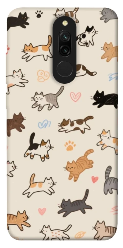 Чехол на Xiaomi Redmi 8 Cat style ver.2 фото 1 из 1