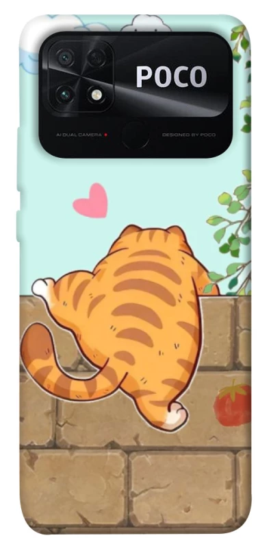 Чохол на Xiaomi Poco C40 Cat the meow фото 1 з 1