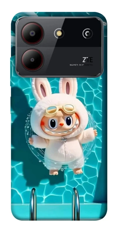 Чохол на ZTE Blade A54 4G Labubu in the pool ver.2 фото 1 з 1