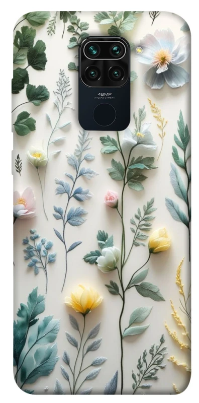Чохол на Xiaomi Redmi Note 9 / Redmi 10X Floral design ver.4 фото 1 з 1