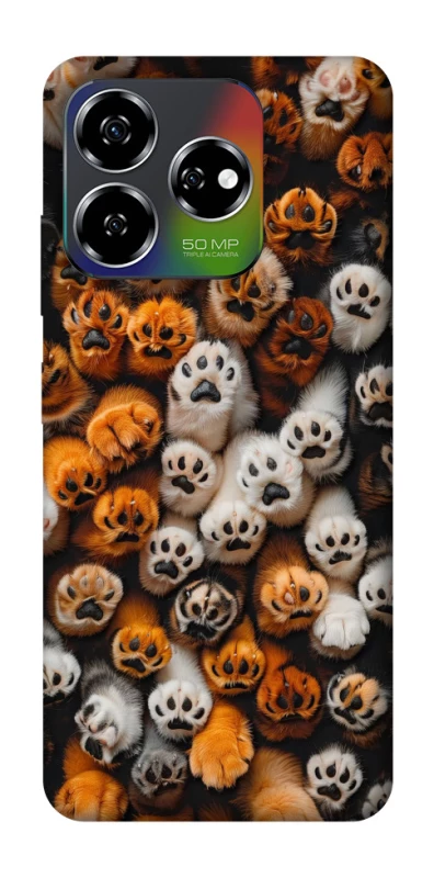 Чехол на ZTE Nubia V60 Сat paws фото 1 из 1