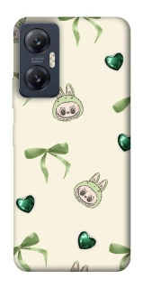 Чохол на Infinix Hot 20 5G Labubu Green Heart фото 1 Чохол на Infinix Hot 20 5G Labubu Green Heart фото 1 з 1