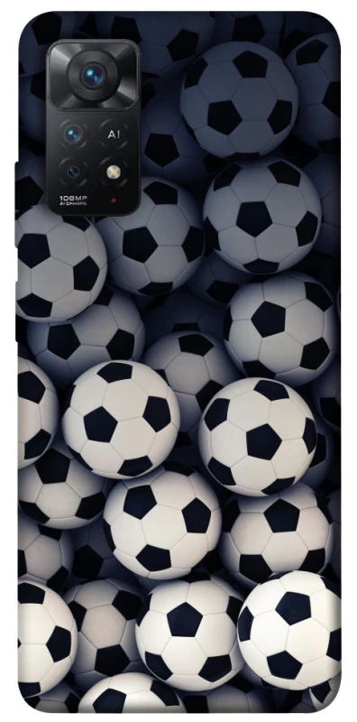 Чохол на Xiaomi Redmi Note 11 Pro 4G/5G Футбольні м'ячи фото 1 з 1