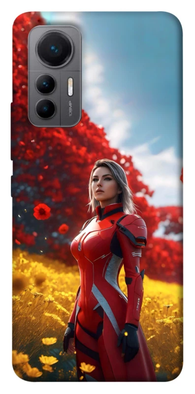 Чохол на Xiaomi 12 Lite Cyber space girl ver.5 фото 1 з 1