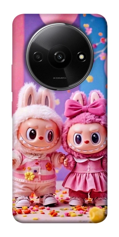 Чохол на Xiaomi Redmi A3 Labubu twins ver.2 фото 1 з 1
