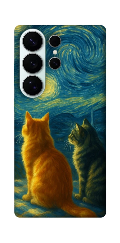 Чохол на Samsung Galaxy S26 Pro Cats under the stars фото 1 з 1