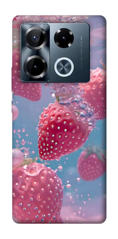 Чехол на Infinix Note 40 Pro 4G Клубника в воде фото 1 из 1