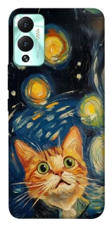 Чехол на Infinix Hot 12 Play paint cat фото 1 из 1