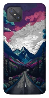 Чехол на Oppo A92s Нарисованные горы фото 1 из 1