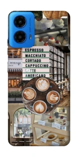 Чохол на Motorola Moto G45 Coffee collage ver.5 фото 1 з 1