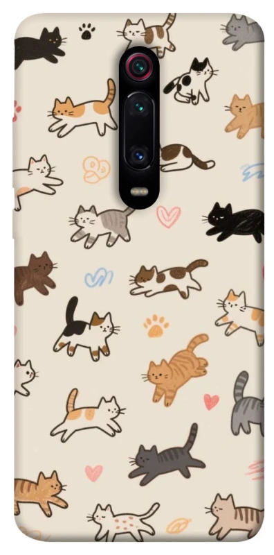 Чехол на Xiaomi Redmi K20 / K20 Pro / Mi9T / Mi9T Pro Cat style ver.2 фото 1 из 1