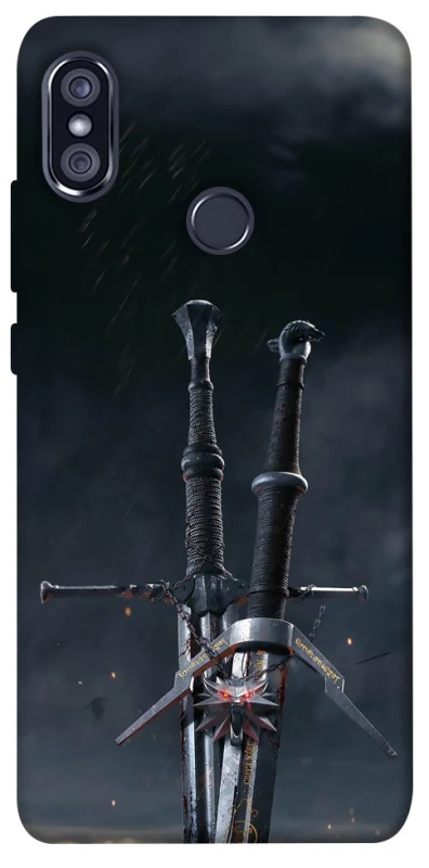 Чехол на Xiaomi Redmi Note 5 Pro / Note 5 (AI Dual Camera) Мечи Ведьмака фото 1 из 1