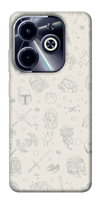 Чохол на Infinix Hot 40i Star Wars background ver.1 фото 1 з 1