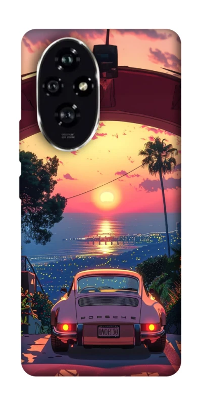 Чехол на Honor 200 Porsche at sunset фото 1 из 1