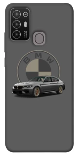 Чехол на ZTE Blade A52 BMW grey v2 фото 1 из 1