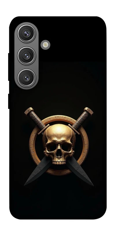 Чохол на Samsung Galaxy S24+ Golden Skull фото 1 з 1