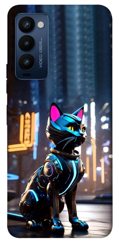 Чохол на TECNO Camon 18 Cyber cat фото 1 з 1