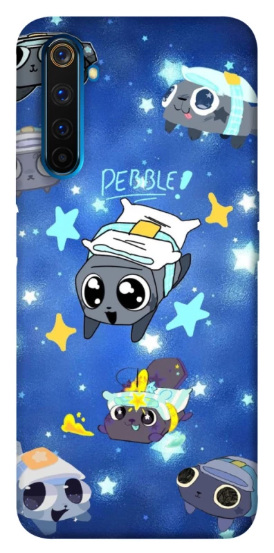 Чохол на Realme 6 Pro Pebble kitten stars фото 1 з 1