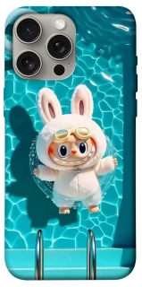 Чехол на Apple iPhone 15 Pro Max (6.7") Labubu in the pool ver.2 фото 1 из 1