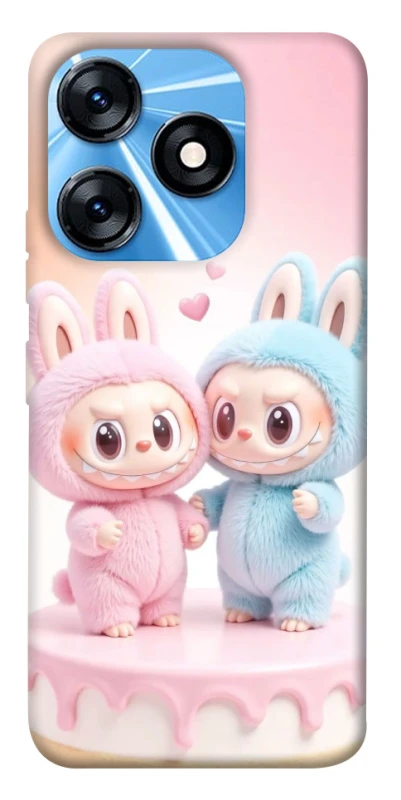 Чохол на TECNO Spark 10 Labubu Twins фото 1 з 1