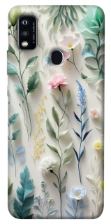 Чехол на ZTE Blade A51 Floral design ver.3 фото 1 из 1