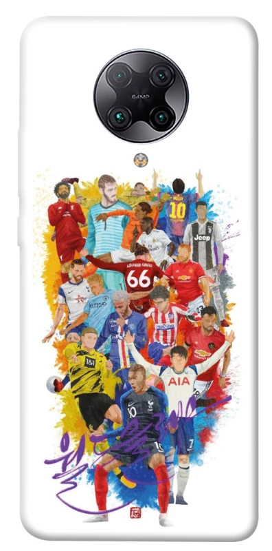 Чехол на Xiaomi Redmi K30 Pro / Poco F2 Pro Football Abstract v2 фото 1 из 1