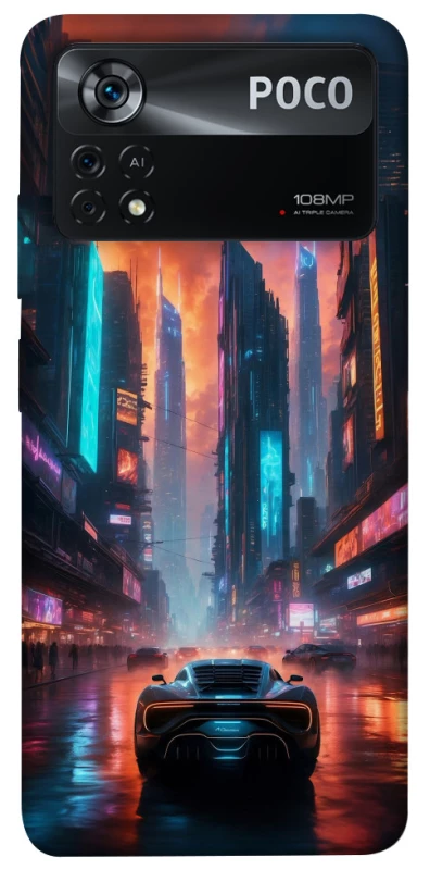 Чехол на Xiaomi Poco X4 Pro 5G Cyber city фото 1 из 1