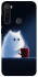 Чехол на Xiaomi Redmi Note 8T Чехол кот с кофе фото 1 из 1