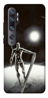 Чехол на Xiaomi Mi Note 10 / Note 10 Pro / Mi CC9 Pro Серебряный сёрфер фото 1 из 1