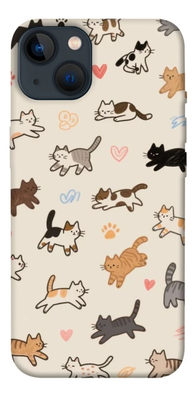Чехол на Apple iPhone 13 (6.1") Cat style ver.2 фото 1 из 1