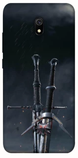 Чехол на Xiaomi Redmi 8a Мечи Ведьмака фото 1 из 1