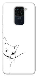 Чехол на Xiaomi Redmi Note 9 / Redmi 10X Кот Дали фото 1 из 1