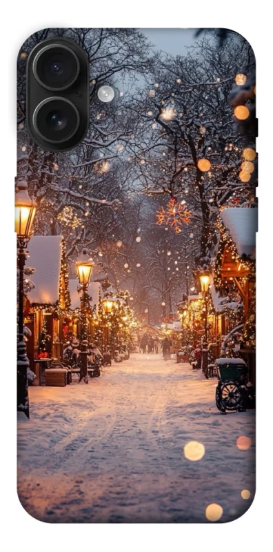 Чехол на Apple iPhone 16 Plus Новогодний v50 фото 1 из 1