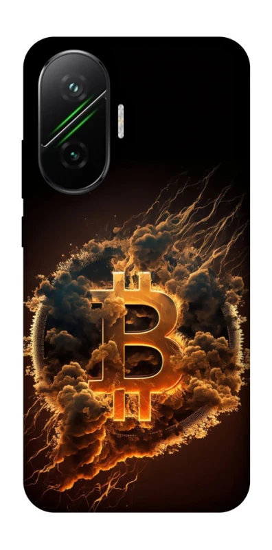 Чохол на Xiaomi Poco F7 Smoky Bitcoin фото 1 з 1