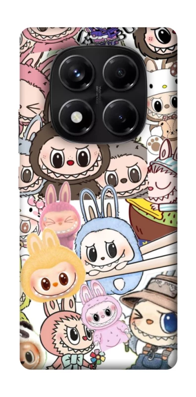 Чохол на Xiaomi Redmi Note 14 Pro 5G All Labubus фото 1 з 1