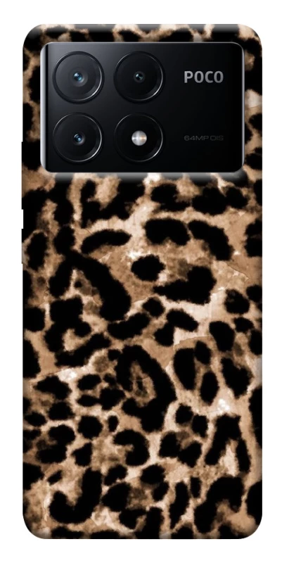 Чохол на Xiaomi Poco X6 Leopard Skin v4 фото 1 з 1
