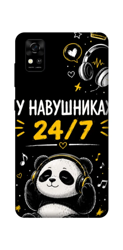 Чехол на ZTE Blade A31 У навушниках 24/7 фото 1 из 1