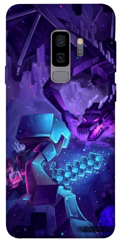 Чехол на Samsung Galaxy S9+ Minecraft dragon фото 1 из 1