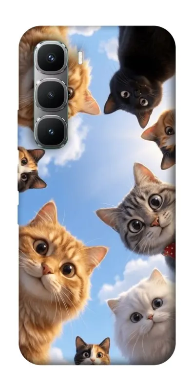 Чохол на Infinix Hot 60 Pro Cats фото 1 з 1