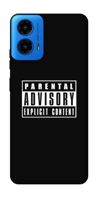 Чехол на Motorola Moto G45 Parental Advisory Label фото 1 из 1