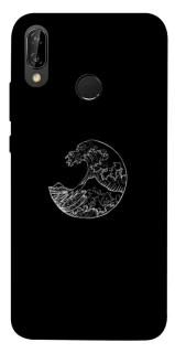 Чохол на Huawei P20 Lite Black tsunami фото 1 Чохол на Huawei P20 Lite Black tsunami фото 1 з 1