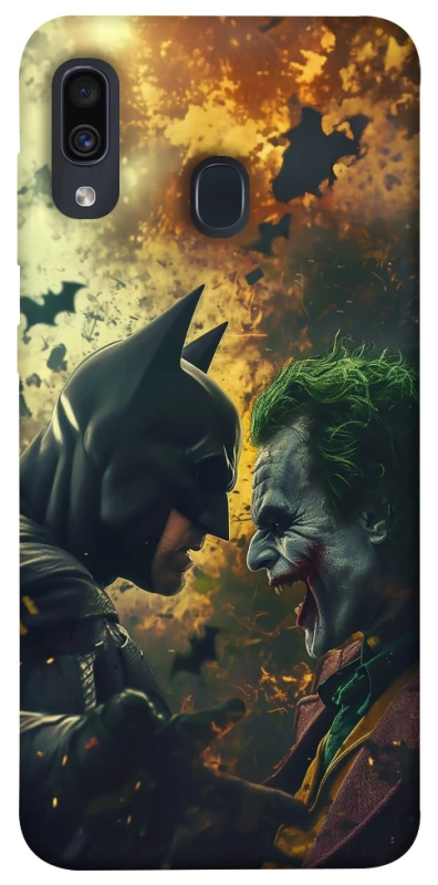 Чехол на Samsung Galaxy A20 / A30 Batman and the Joker фото 1 из 1