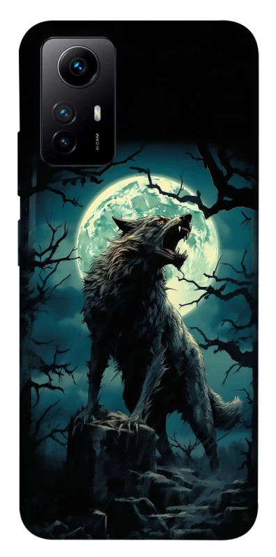Чохол на Xiaomi Redmi Note 12S Вовк під місяцем фото 1 з 1