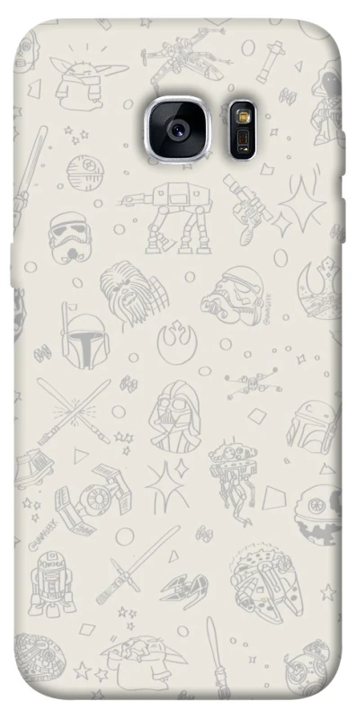 Чохол на Samsung G935F Galaxy S7 Edge Star Wars background ver.1 фото 1 з 1