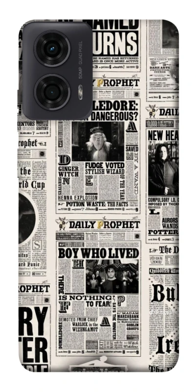 Чохол на Motorola Moto G24 Harry Potter newspaper фото 1 з 1