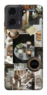 Чохол на Motorola Moto G04 Coffee collage ver.4 фото 1 з 1