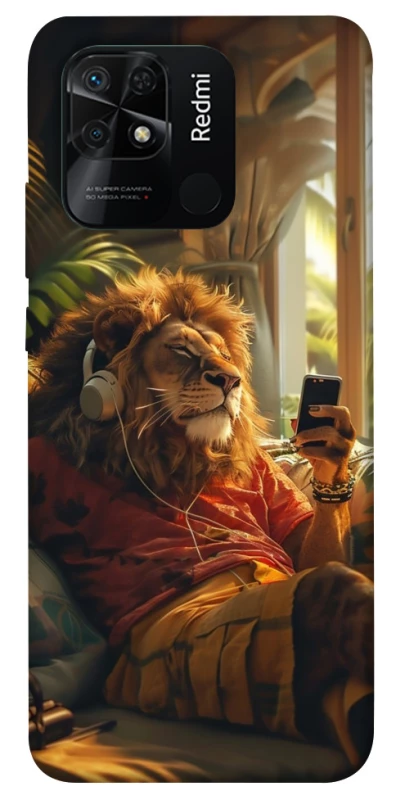 Чехол на Xiaomi Redmi 10C Лев v2 фото 1 из 1